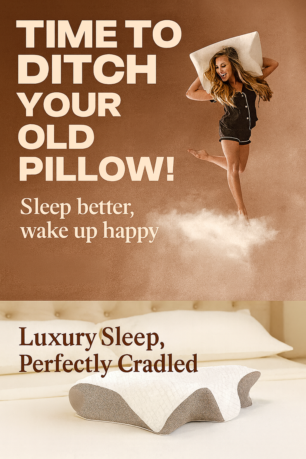 AeroCradle® Memory Cooling Foam Pillow