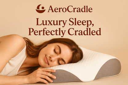 AeroCradle®  Cervical Neck Relief Pillow Memory Foam Cradle