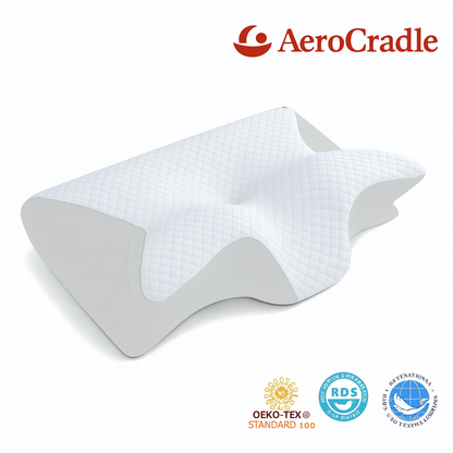 AeroCradle®  Cervical Neck Relief Pillow Memory Foam Cradle