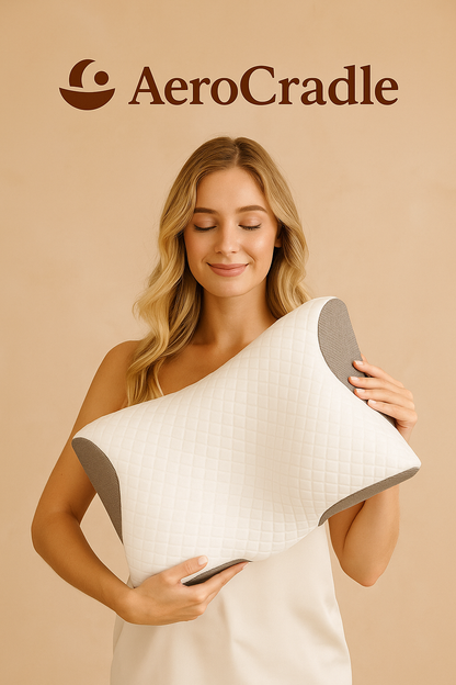 AeroCradle®  Cervical Neck Relief Pillow Memory Foam Cradle